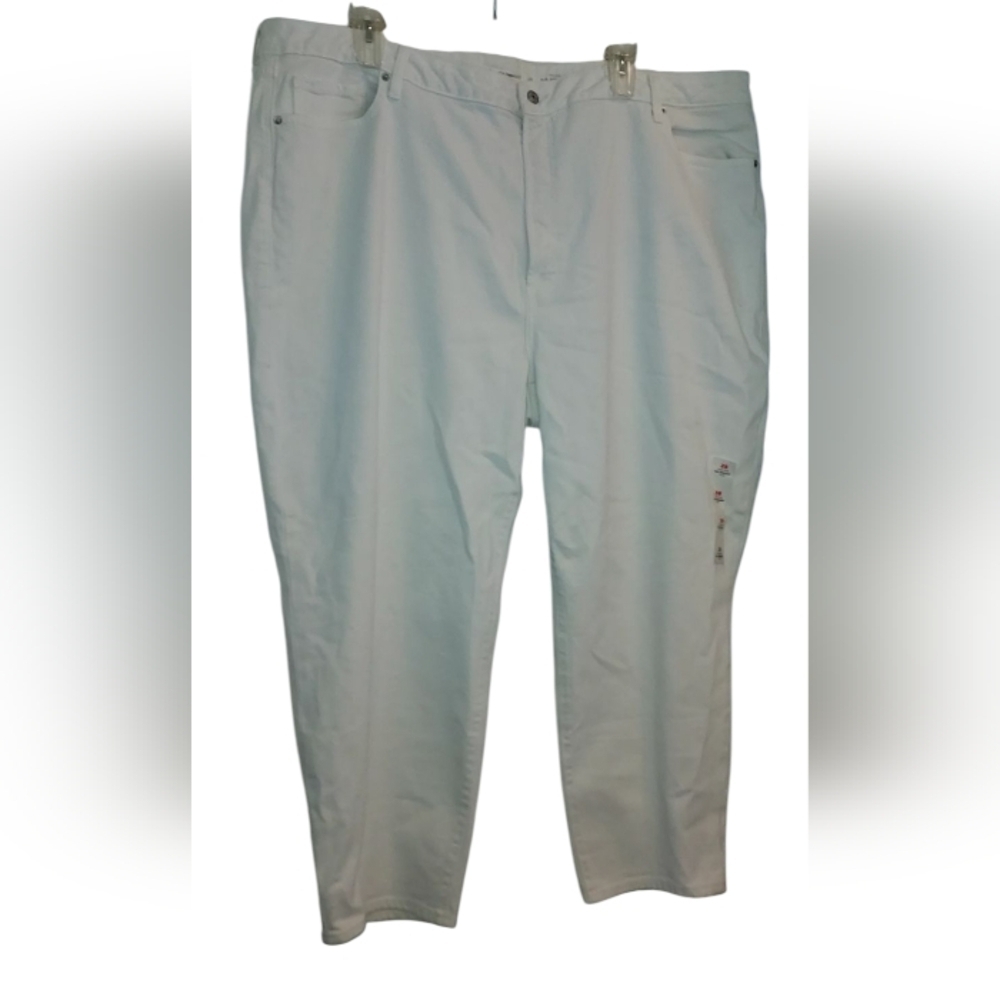 Old Navy White Og Straight Jeans